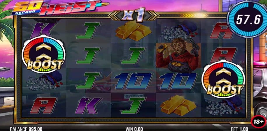 60 second heist slot game - 4ThePlayer