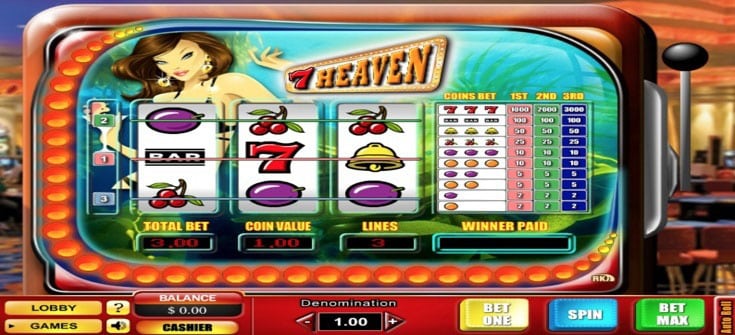 7 Heaven slot machine demo