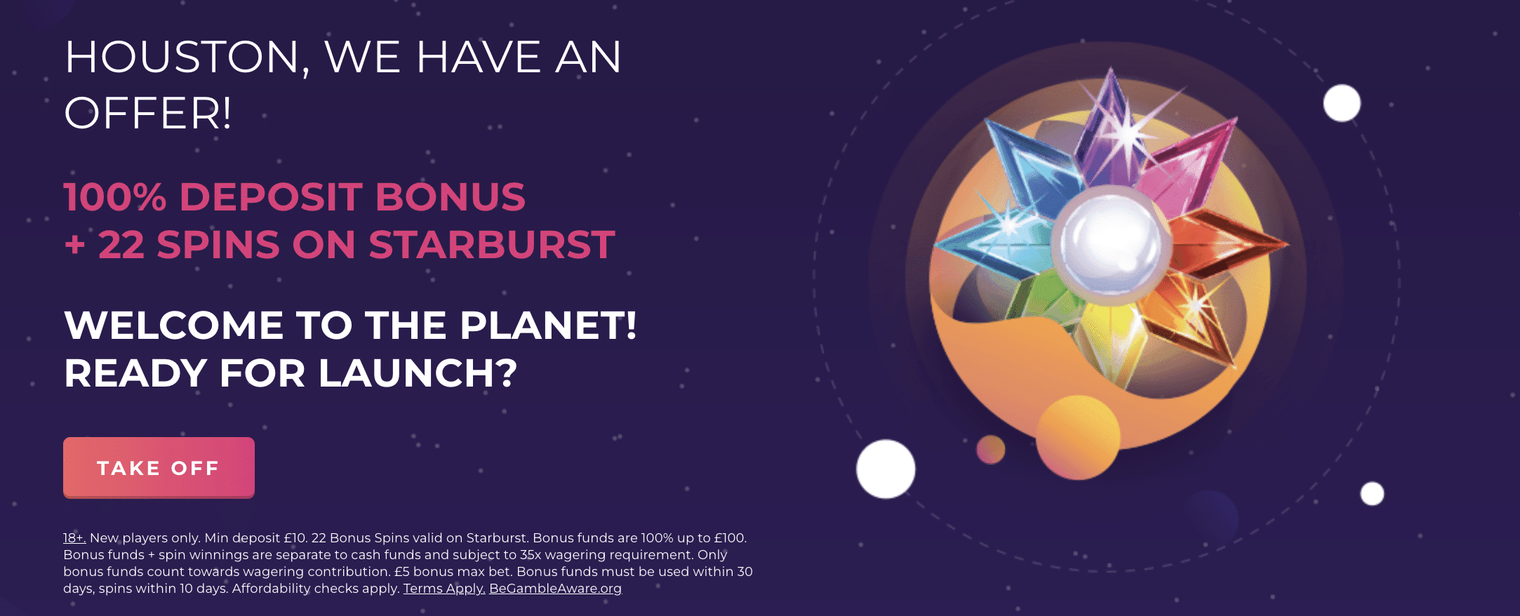 SlotPlanet welcome bonus