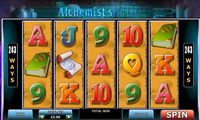 Alchemist’s Spell slot online demo