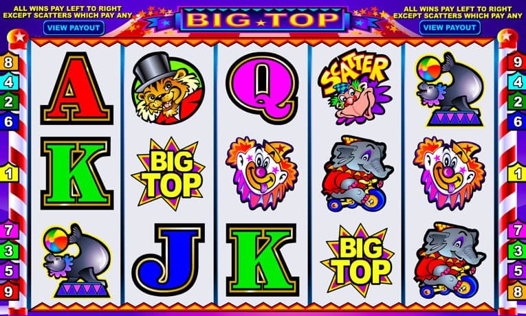 Video automat Big Top demo