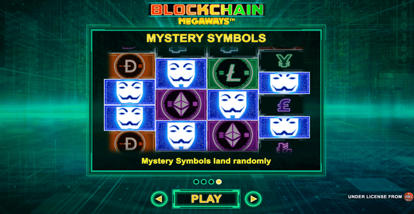 Blockchain Megaways symbols