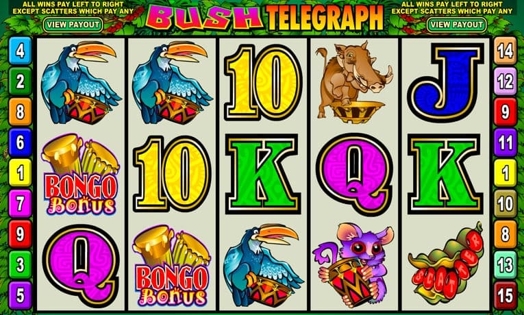 Démo de la machine à sous Bush Telegraph