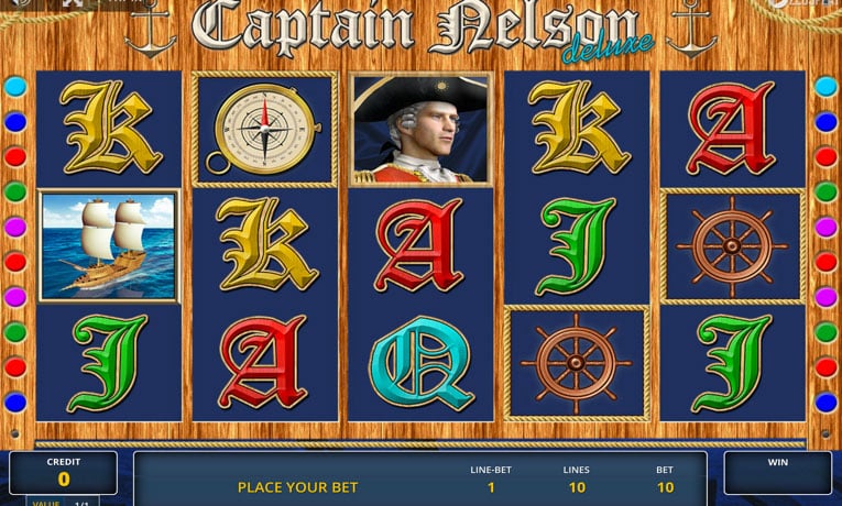 Captain Nelson Deluxe slot demo