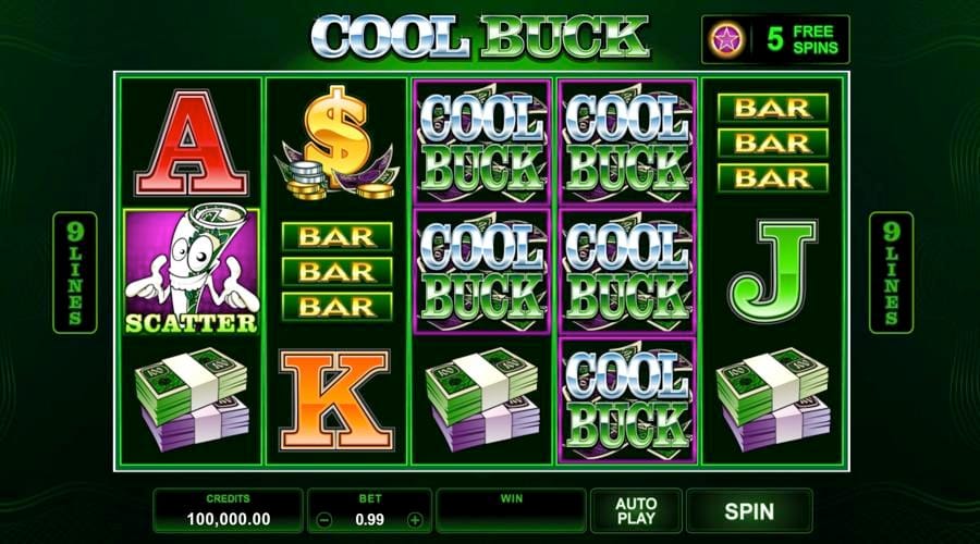 Cool Buck video slot demo