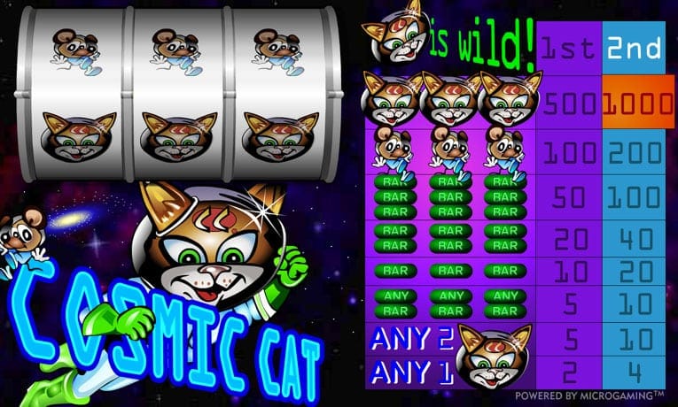 Cosmic Cat slot demo