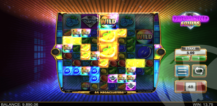 Diamond Fruits Megaclusters