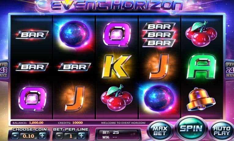 Event Horizon demo slots