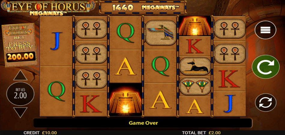 Eye of Horus Megaways slot game preview