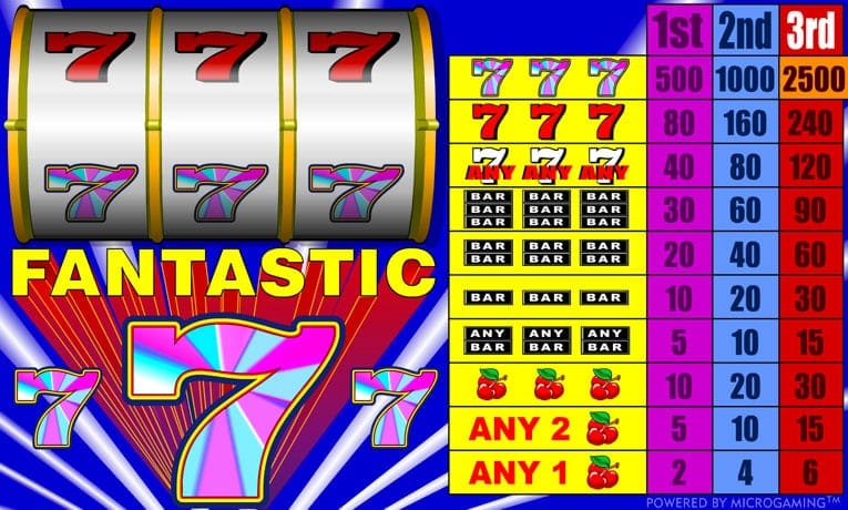 Fantastic 777 slot demo