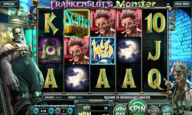 Frankenslot's Monster demo slots