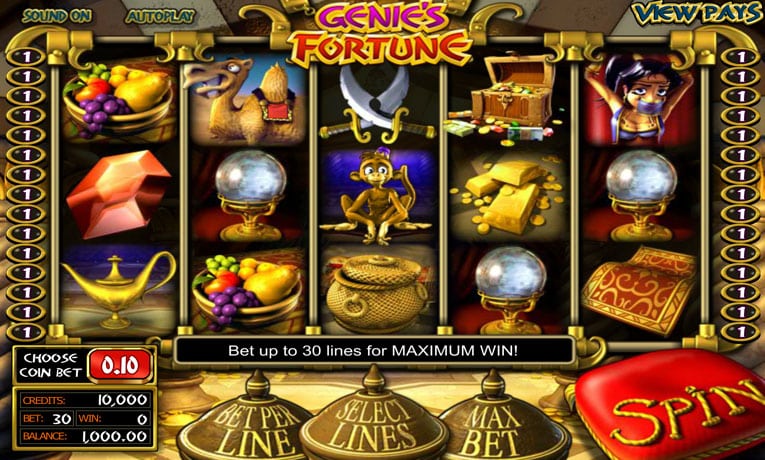 Genie's Fortune demo slots