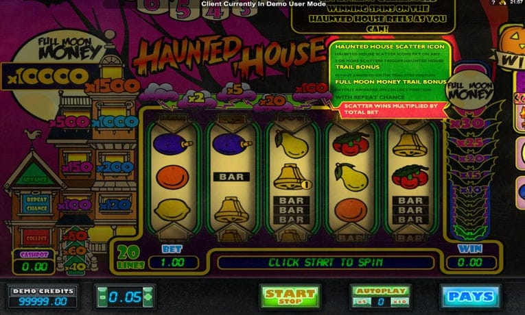 Haunted House slot demo