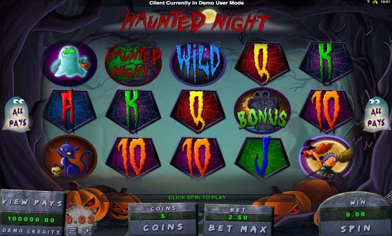 Haunted Night demo slots