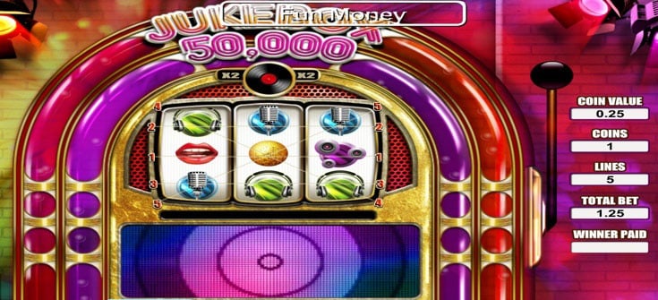 Jukebox 10,000 slot machine demo