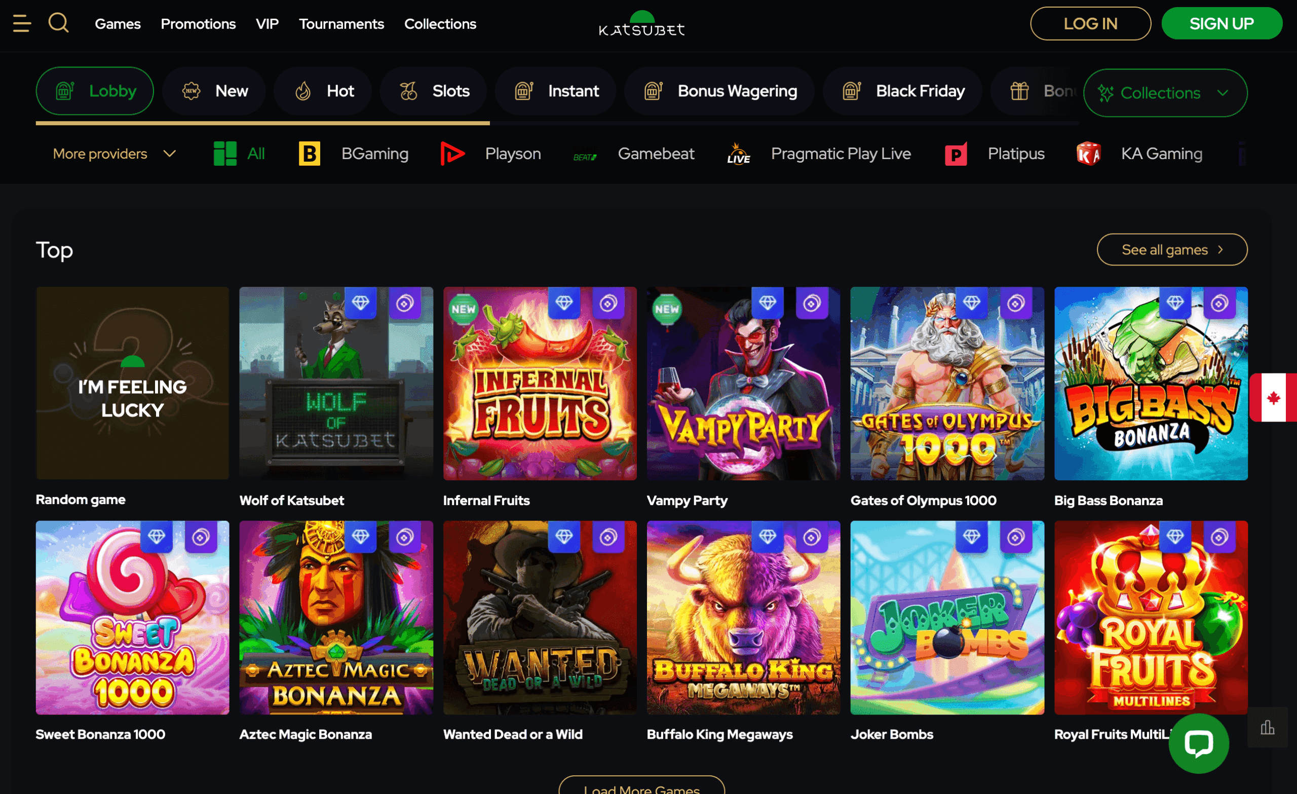 KatsuBet games