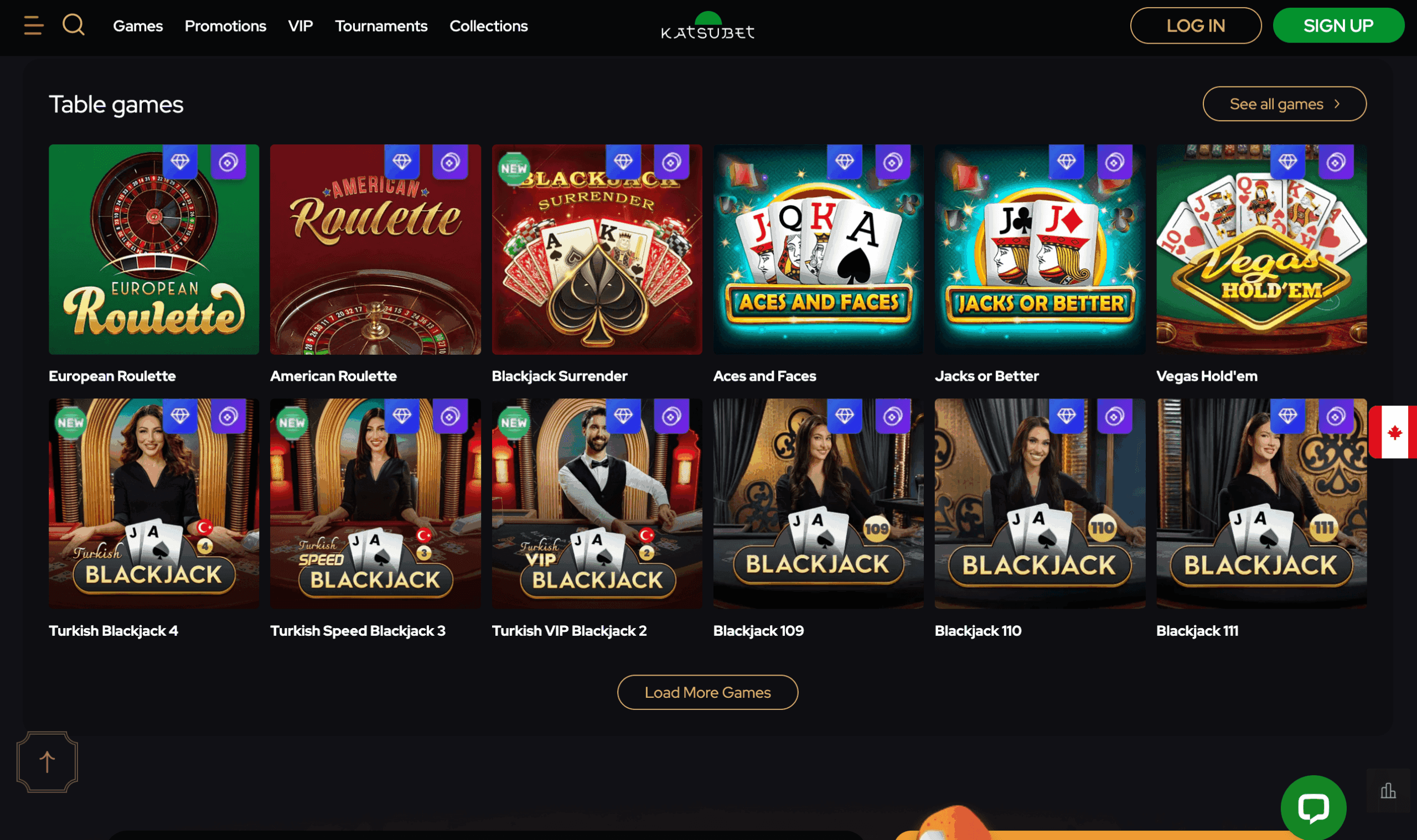 KatsuBet live casino