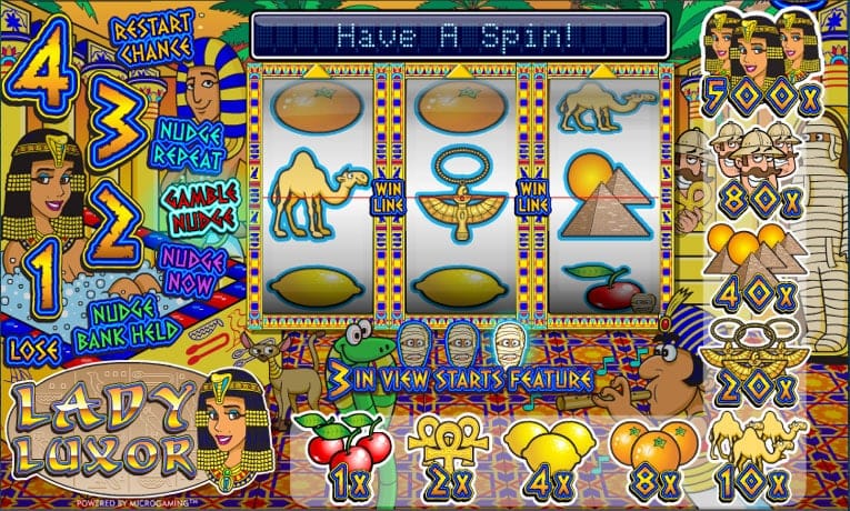 Lady Luxor video slot demo