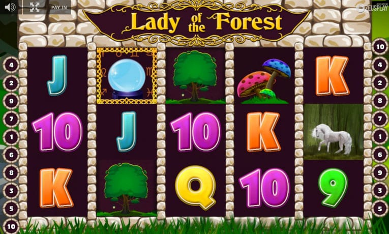 Lady Of The Forest slot demo