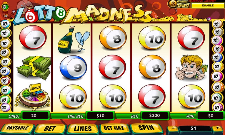Lotto Madness slot online demo