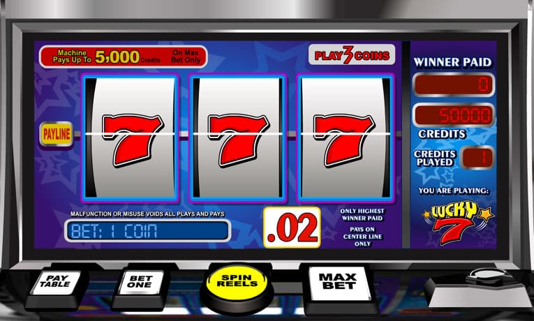 Lucky 7 demo slots