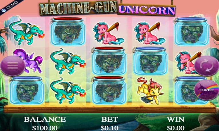 Machine Gun Unicorn demo slots