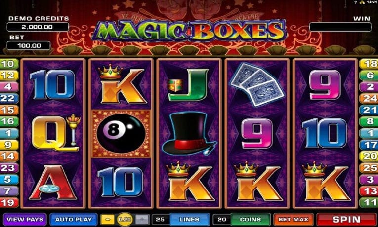 Magic Boxes slot demo