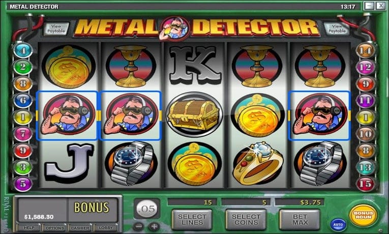 Metal Detector slot machine demo
