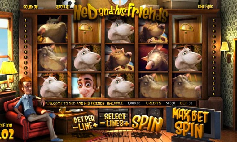 Ned and His Friends bemutató nyerőgépek