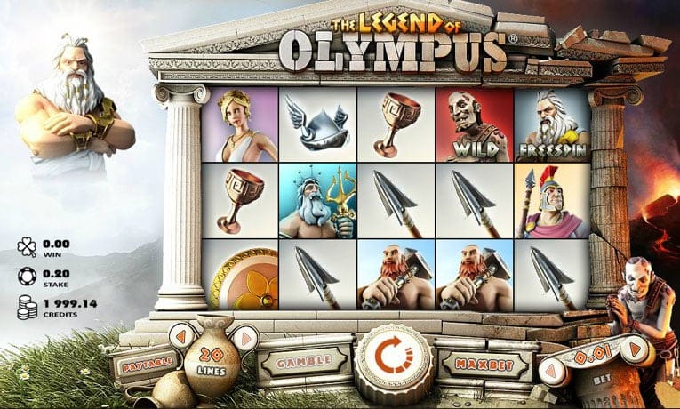 Legend of Olympus slot demo