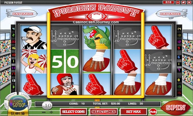 Pigskin Payout video slot demo
