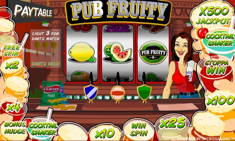 Pub Fruity slot demo
