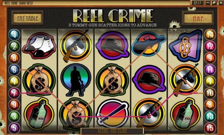 Reel Crime Bank Heist Slot Machine demo