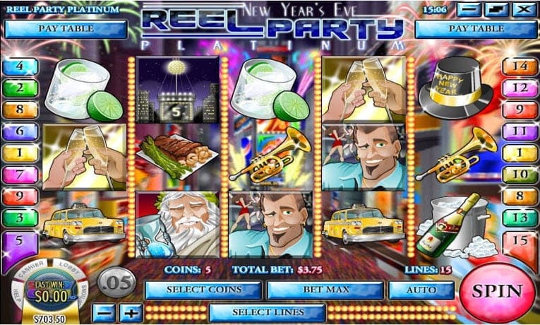 Reel Party video slot machine demo