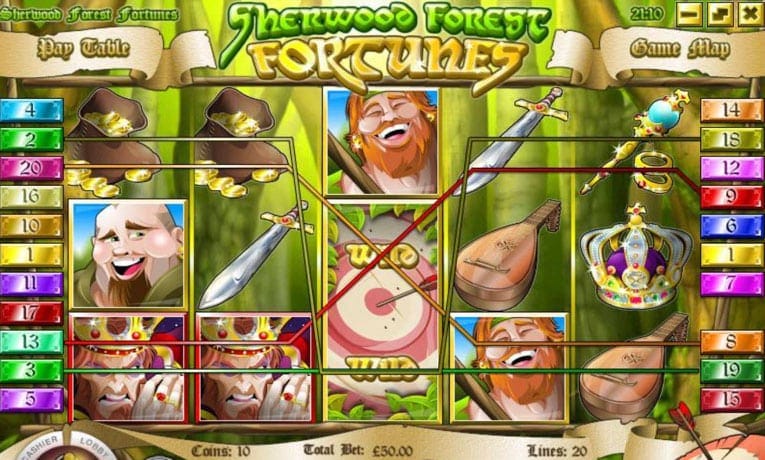 Sherwood Forest Fortunes slot machine demo