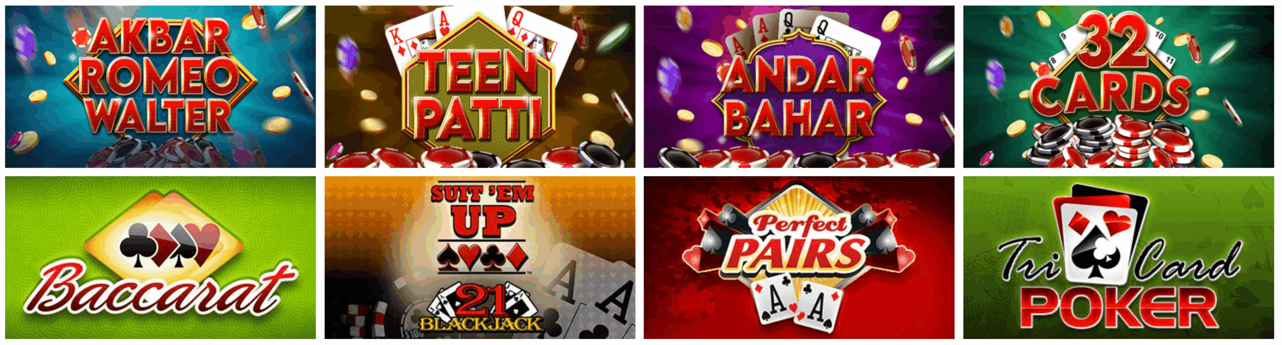 Slot Madness table games