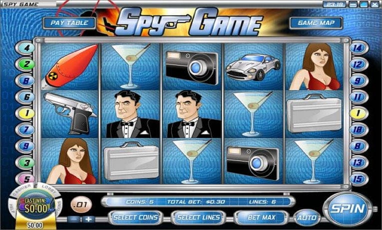 Spy Game slot machine demo