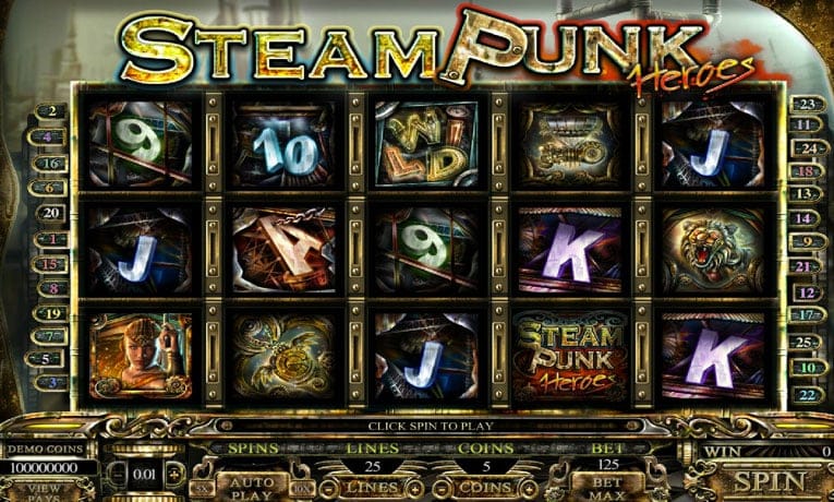 Steam Punk Heroes slot demo