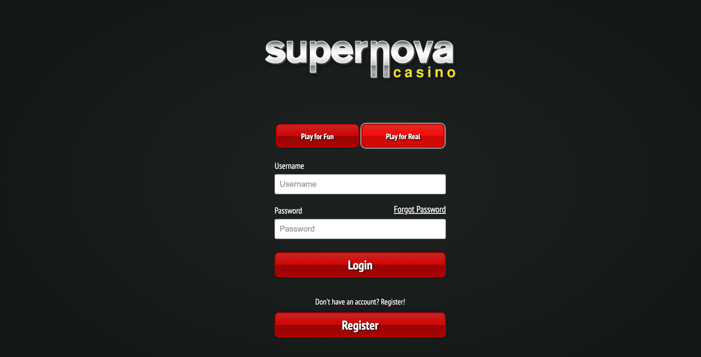 Supernova signup bonus