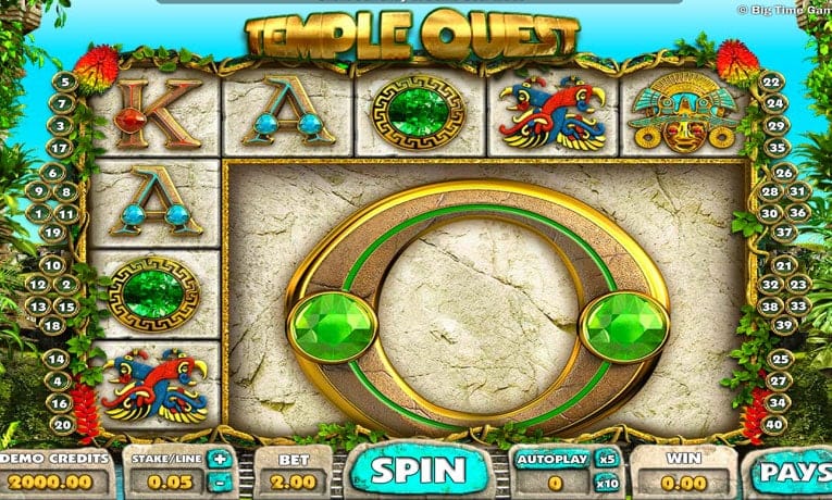 Temple Quest slot demo