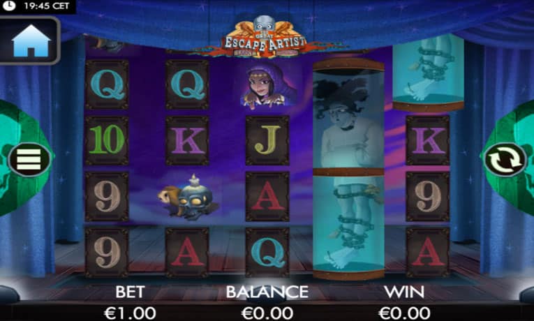 The Great Escape Artist demo slots