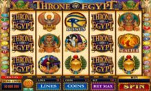 Throne of Egypt Slot Demo » Microgaming