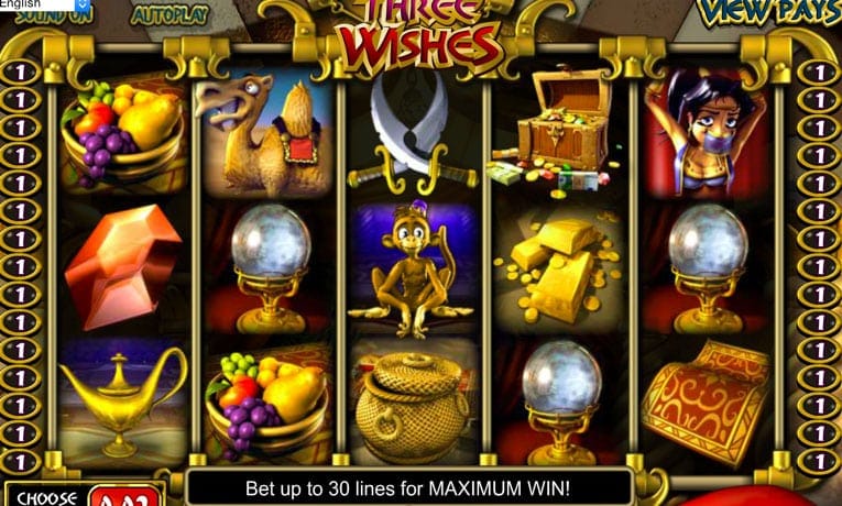 Three Wishes demo slots