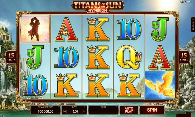 Titans of the Sun Hyperion slot demo