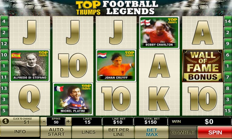 Top Trumps Football Legends slot online demo