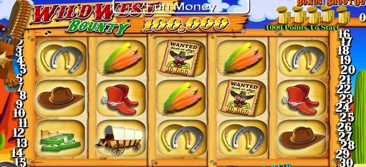Wild West Bounty slot machine demo