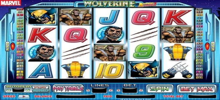 Wolverine slot machine demo
