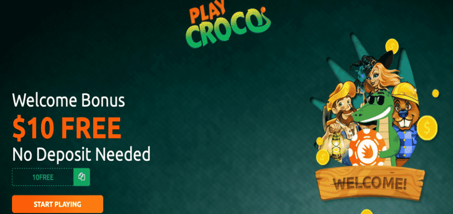 Play Croco no deposit bonus code