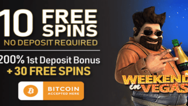 10 free spins bitcoin registration bonus