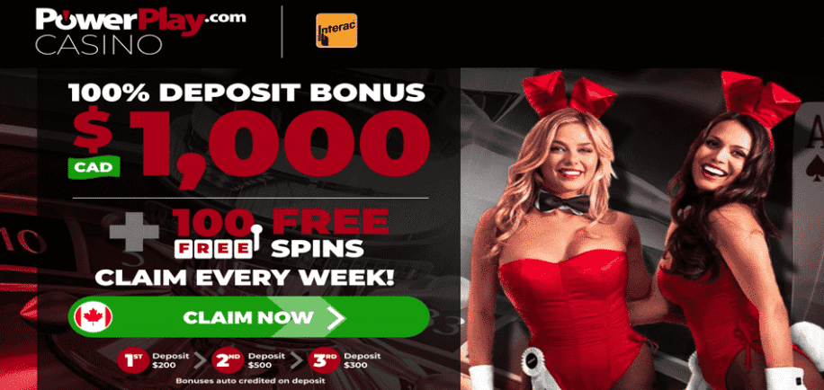 100 free spins Canada